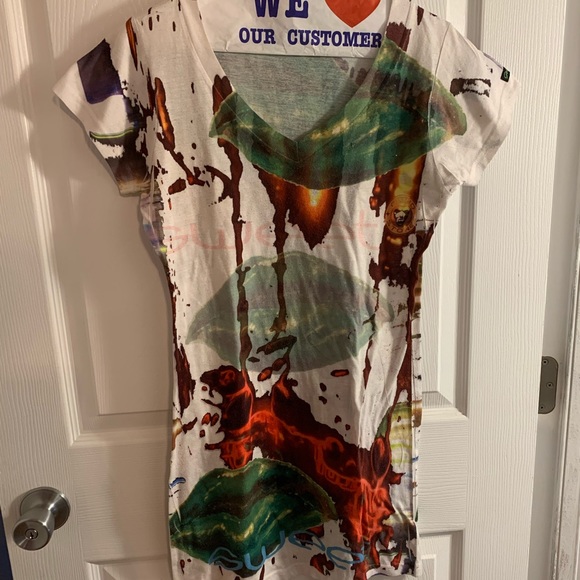 Pair of UNIQUE Grindstone T-shirt Dresses - Picture 2 of 8